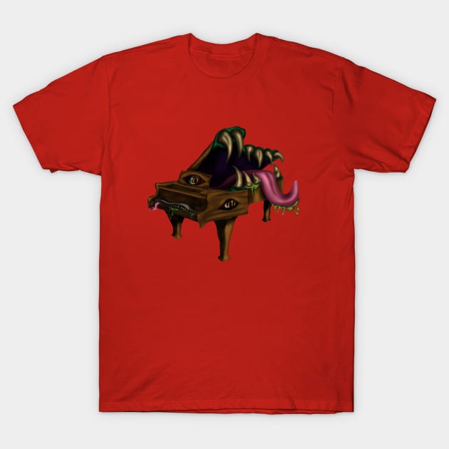 The Piano Mimic T-Shirt by Bea DnD